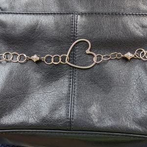 Jenni K Sterling Silver Heart Bracelet